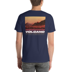 Volcano Back Short-Sleeve Unisex T-Shirt by Design Express