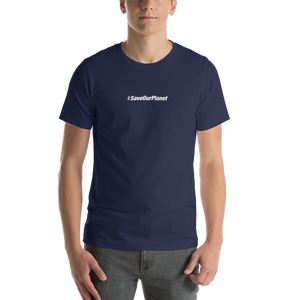 Navy / XS Save Our Planet, Made in Earth T-Shirt by Design Express