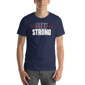 Navy / XS Stay Strong, Believe in Yourself Short-Sleeve Unisex T-Shirt by Design Express