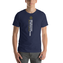 Navy / XS Work hard in silence Short-Sleeve Unisex T-Shirt by Design Express