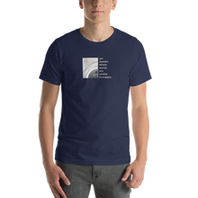 Navy / XS Art speaks where words are unable to explain Short-Sleeve Unisex T-Shirt by Design Express