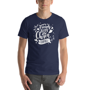 Navy / XS Friend become our chosen Family Short-Sleeve Unisex T-Shirt by Design Express