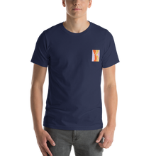 Navy / XS Surround Yourself with Happiness Back Side Unisex T-Shirt by Design Express