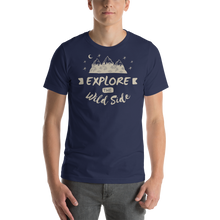 Navy / XS Explore the Wild Side Unisex T-Shirt by Design Express