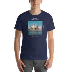 Navy / XS Sydney Australia Unisex T-shirt Front by Design Express