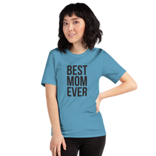 Ocean Blue / S Best Mom Ever Funny T-Shirt by Design Express