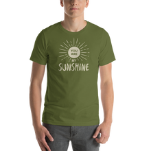 Olive / S You are my Sunshine Short-Sleeve Unisex T-Shirt by Design Express
