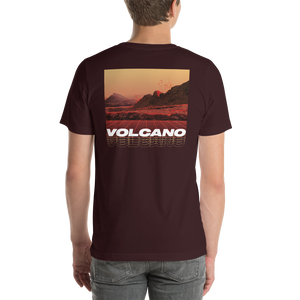 Volcano Back Short-Sleeve Unisex T-Shirt by Design Express