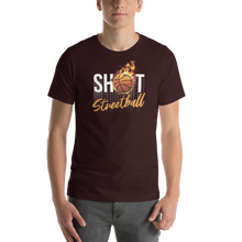 Oxblood Black / S Shoot Streetball Front Short-Sleeve Unisex T-Shirt by Design Express