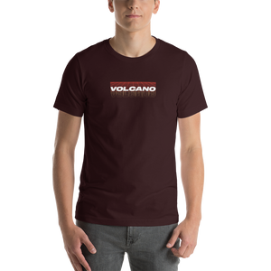 Oxblood Black / S Volcano Back Short-Sleeve Unisex T-Shirt by Design Express