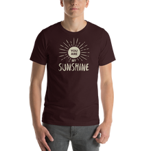 Oxblood Black / S You are my Sunshine Short-Sleeve Unisex T-Shirt by Design Express
