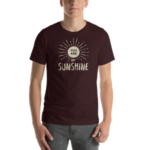 Oxblood Black / S You are my Sunshine Short-Sleeve Unisex T-Shirt by Design Express