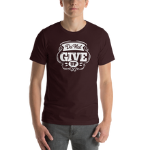 Oxblood Black / S Do Not Give Up Short-Sleeve Unisex T-Shirt by Design Express