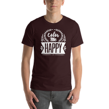 Oxblood Black / S Color Me Happy Short-Sleeve Unisex T-Shirt by Design Express