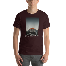 Oxblood Black / S Nature Yosemite Unisex T-shirt Front by Design Express