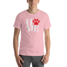 Pink / S Home (Pet Lover) Funny Unisex Invert T-Shirt by Design Express