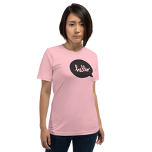 Pink / S Hello Unisex T-Shirt by Design Express