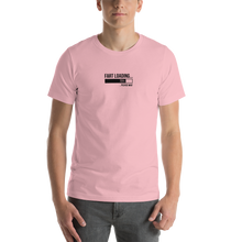 Pink / S Fart Loading Small (Funny) Light Short-Sleeve Unisex T-Shirt by Design Express