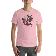 Pink / S Love Flower Short-Sleeve Unisex T-Shirt by Design Express