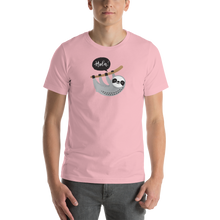 Pink / S Hola Sloths Short-Sleeve Unisex T-Shirt by Design Express