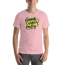Pink / S Good Vibes Only Short-Sleeve Unisex T-Shirt by Design Express