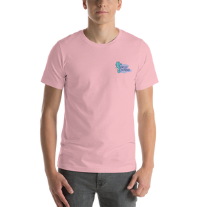 Pink / S Seahorse Hello Summer Short-Sleeve Unisex T-Shirt by Design Express
