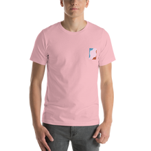 Pink / S When you love life, it loves you right back Back Side Unisex T-Shirt by Design Express