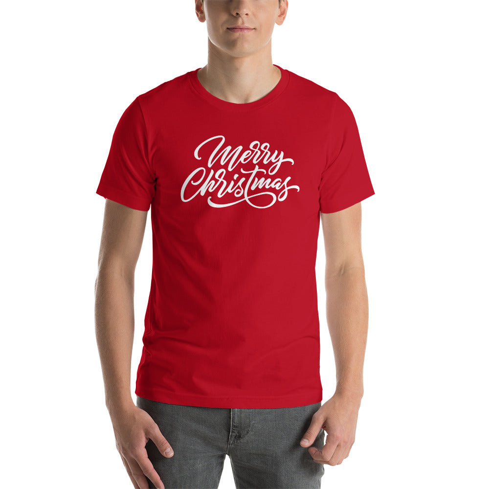 S Merry Christmas Short-Sleeve Unisex T-Shirt by Design Express