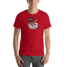 Red / XS Hola Sloths Short-Sleeve Unisex T-Shirt by Design Express