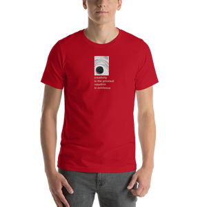 Red / XS Creativity is the greatest rebellion in existence Short-Sleeve Unisex T-Shirt by Design Express