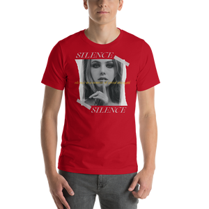 Red / XS Silence Short-Sleeve Unisex T-Shirt by Design Express