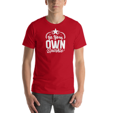 Red / XS Be Your Own Sparkle Short-Sleeve Unisex T-Shirt by Design Express