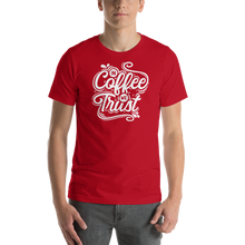 Red / XS In Coffee We Trust Short-Sleeve Unisex T-Shirt by Design Express