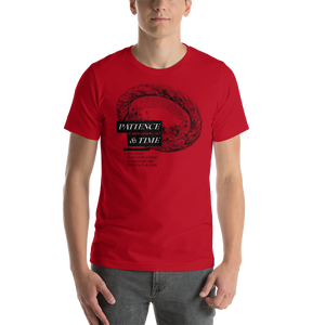 Red / XS Patience & Time Unisex T-Shirt by Design Express