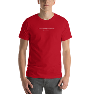 Red / XS The Barong Square Unisex T-shirt Back by Design Express