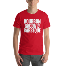 Bourbon Bacon & Barbeque (Funny) Short-Sleeve Unisex T-Shirt