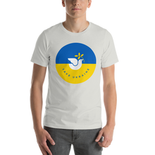 Silver / S Save Ukraine Short-Sleeve Unisex T-Shirt by Design Express