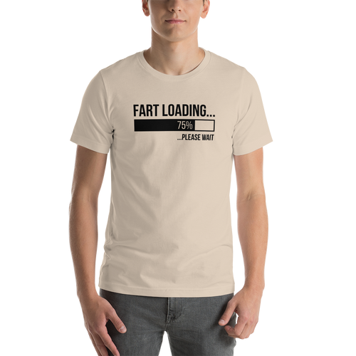 Soft Cream / XS Fart Loading (Funny) Light Unisex T-Shirt by Design Express