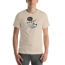 Soft Cream / XS Hola Sloths Short-Sleeve Unisex T-Shirt by Design Express