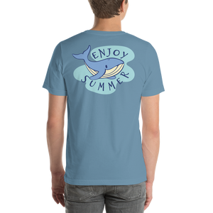 Whale Enjoy Summer Short-Sleeve Unisex T-Shirt by Design Express