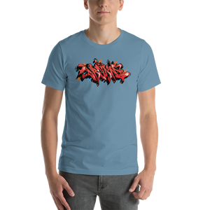 Steel Blue / S Dream Graffiti Short-Sleeve Unisex T-Shirt by Design Express