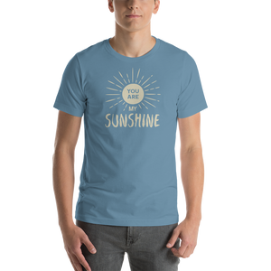 Steel Blue / S You are my Sunshine Short-Sleeve Unisex T-Shirt by Design Express