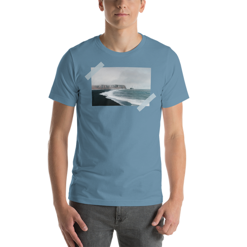 Steel Blue / S You attract what you vibrate Short-Sleeve Unisex T-Shirt by Design Express