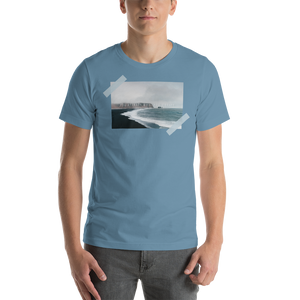 Steel Blue / S You attract what you vibrate Short-Sleeve Unisex T-Shirt by Design Express