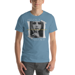 Steel Blue / S Silence Short-Sleeve Unisex T-Shirt by Design Express