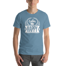 Steel Blue / S Color Me Happy Short-Sleeve Unisex T-Shirt by Design Express