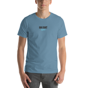 Steel Blue / S Holiday Time Short-Sleeve Unisex T-Shirt by Design Express