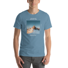 Steel Blue / S Dolomites Italy Unisex T-shirt Front by Design Express