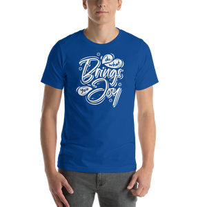 True Royal / S Do What Bring You Enjoy Short-Sleeve Unisex T-Shirt by Design Express