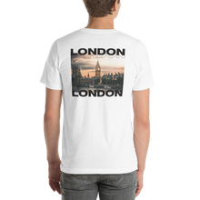 London Back Unisex White T-Shirt by Design Express